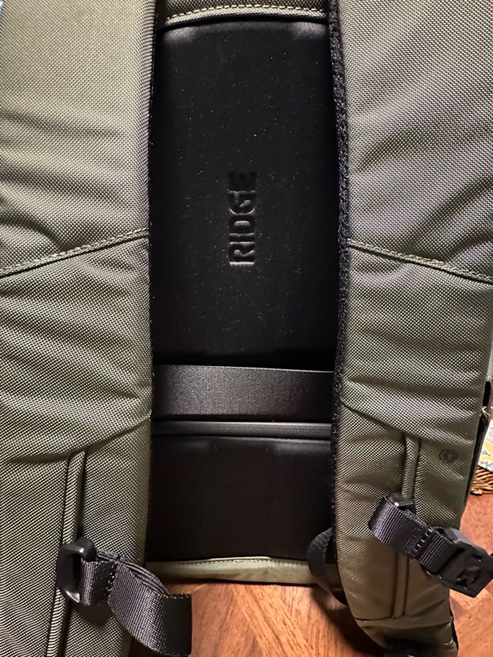 Olive Green Men's Backpack - Picture 3 of 8